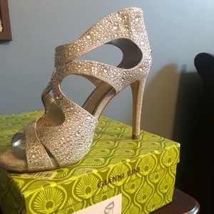 Gianni Bini Flame042 Silver High Heels
